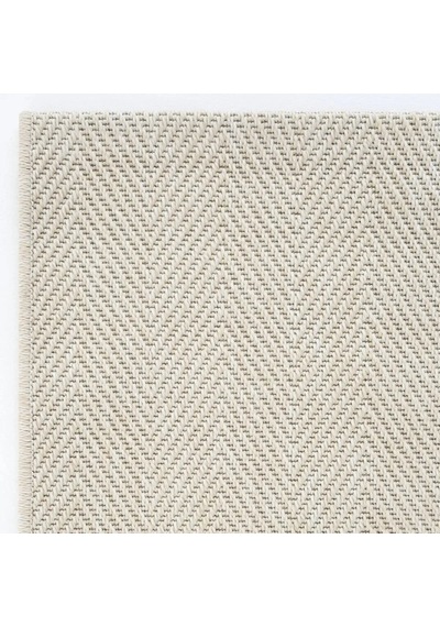 Krem Beyaz Kılçık Desenli Modern Halı - L665krbo Krem - Beyaz