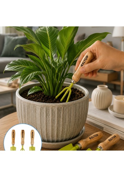 Bahçe Ve Saksı Bakımı İçin Dayanıklı Mini El Aleti Seti