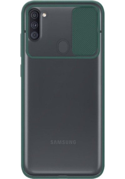 Samsung Galaxy M11 Lensi Açilir Kapanir Kamera Korumali Kilif 496037436