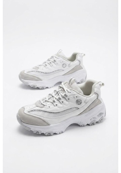Fort 07387 Rahat Kalın Taban Sneaker Kadın Ayakkabı Beyaz