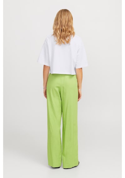 JJXX Andrea Loose Ss Cropped Kadın Beyaz Tişört 12270673-WHT