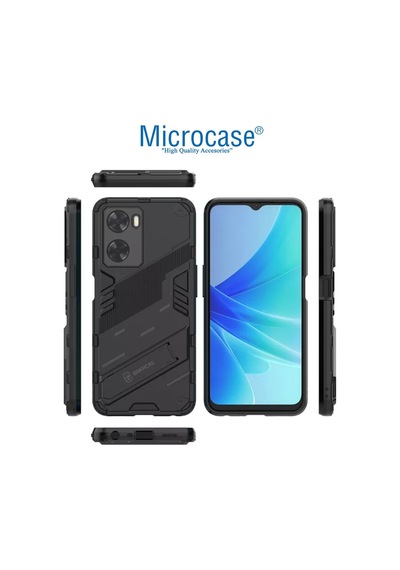 Oneplus Nord N20 Se Matrix Serisi Armor Standli Kilif-Siyah 559508883