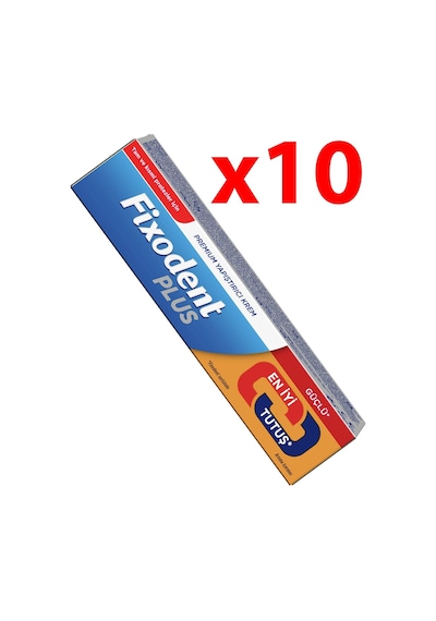 Plus Güçlü Tutuş Protez Yapıştırıcı 40 Gr - 10 Adet