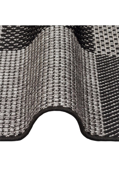 Eko Halı Mono Mno 01 Dark Grey Kaymaz Tabanlı Kilim