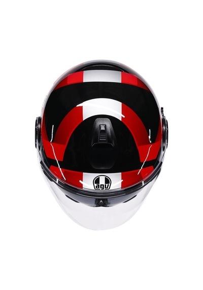 Agv Kask/ Eteres Camoglı Black/red/purple Renkli