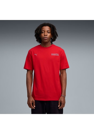 Puma Scuderıa Ferrarı Lıfestyle Erkek Tişört 632753 02 Kırmızı