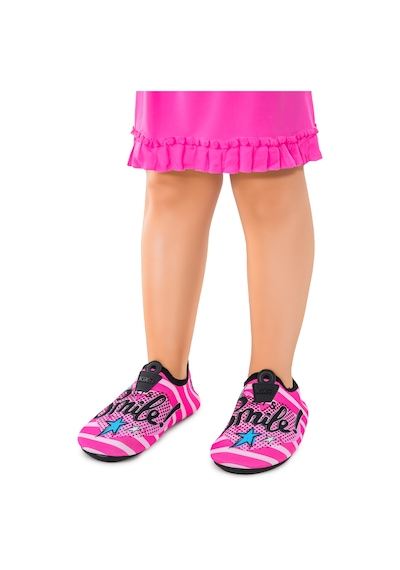 Kiko Kids Smile Havuz Plaj Kız Çocuk Deniz Ayakkabısı 7532 Pembe Pembe