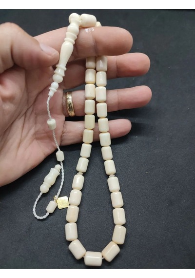 İskeçeli Cemi L Usta Eseri Sülün İmame Naturel Bali Na Kemi Ği Açık Gri 31649201