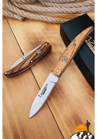 Zeytin Sap Kamp Çakısı Outdoor Piknik Çakısı Bahçe Çakısı Çkx-348 Çok Renkli