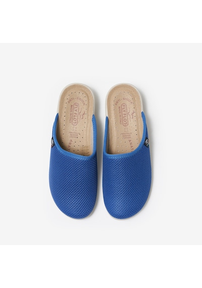 6037-pale Turquoise Terlik Kadın T4 368 Fe Anoia Fly Flot Cloth Slipper 6037-avio / 6014-bordo