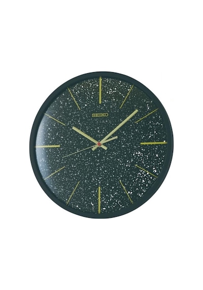 Seiko Qxa828k Siyah Renkli Ahşap Kasa Quartz Mekanizmalı Duvar Saati Çok Renkli