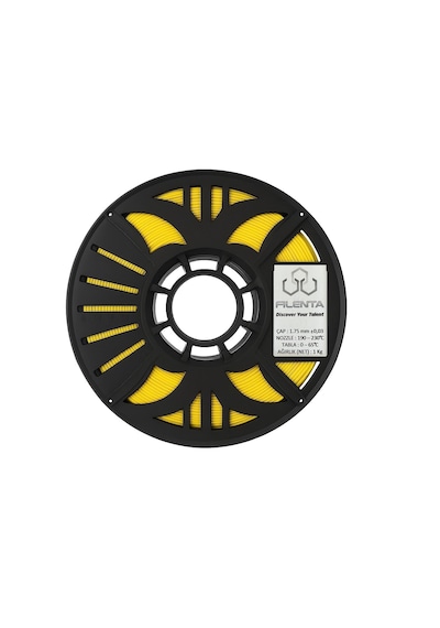 Filenta Kükürt Sarı Pla Premium Filament 1.75mm 1kg Ral 1016 1