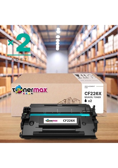 Hp Laserjet Pro M402n Muadil Toner Çipli Cf226x 2'li 9.200 Sayfa