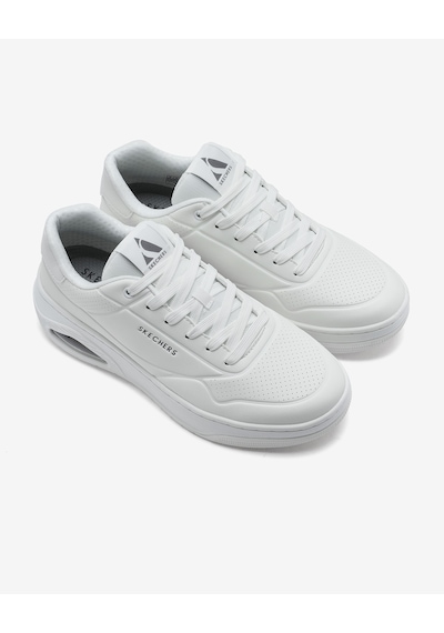 Skechers Uno Court Erkek Beyaz Sneakers 183145 Wht Beyaz