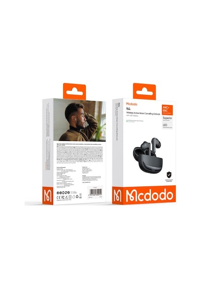 Mcdodo Hp-6901 N4 Serisi Anc Aktif Gürültü Engelleyici Led Ekranlı Kablosuz Kulaklık