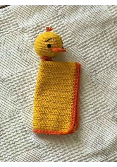 Amigurumi Uyku Arkadaşı Havuç Kafa
