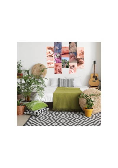 Kedi Cute Cats Soft Poster Duvar Kağıdı Seti