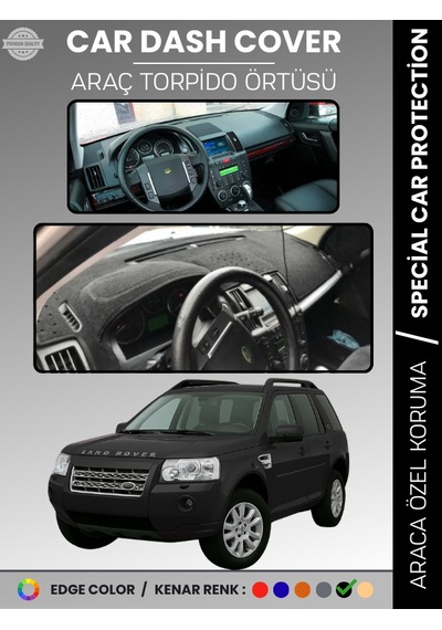 Land Rover Freelander 2006-2014 Torpido Örtüsü Torpido Koruma Tam Uyum Araca Özel Kaymaz - 262 Stiloto