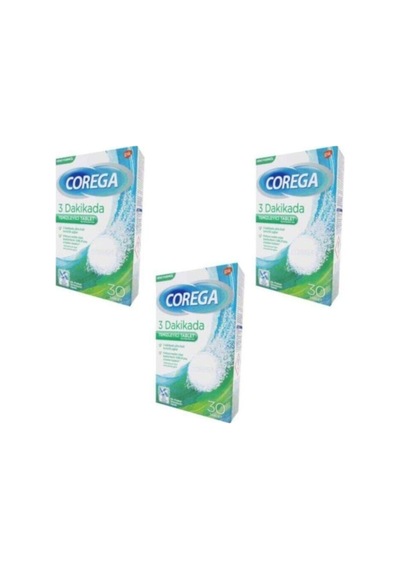 Protez Diş Temizleme 30 Tablet 3 Adet