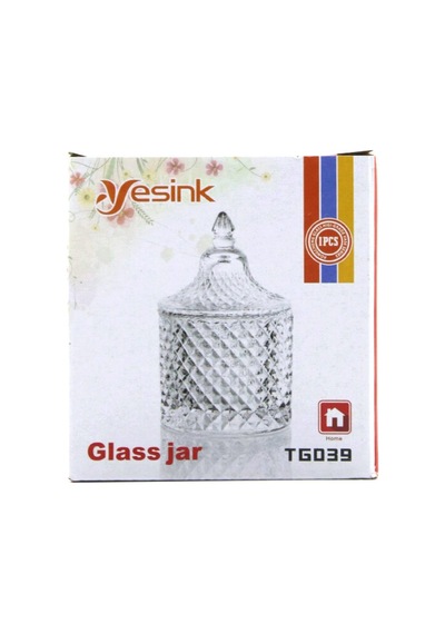 Yesink Glass Jar Tg-039 Cam Lokumluk Ve Şekerlik Diğer