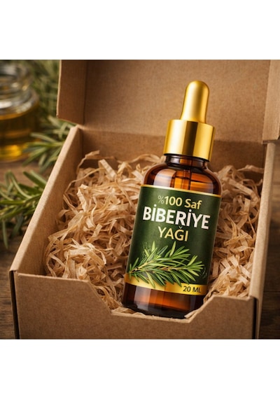 Life %100 Saf Biberiye Yağı 20 Ml Soğuk Sıkım, Doğal & Katkısız
