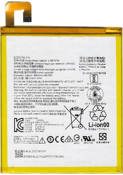 Lenovo Tab M8 Tb-8505f Batarya Pil