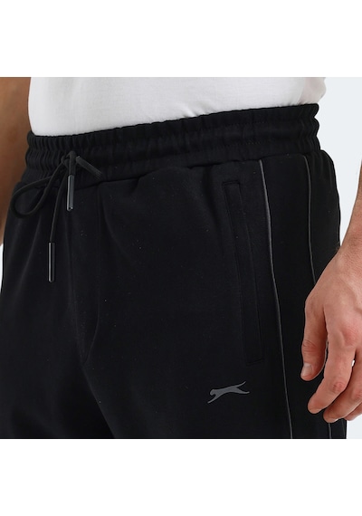 Slazenger VALARY Erkek Cepli Dar Paça Siyah Eşofman Altı