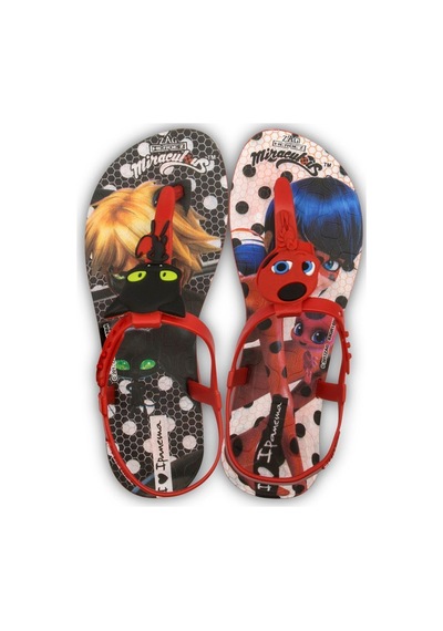 İpanema Ladybug Çocuk Sandalet Kırmızı/Siyah 30/35 WPP0273 Kırmızı - Siyah