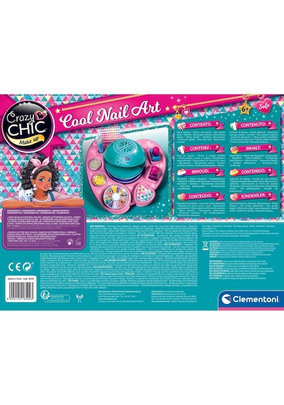 Clementoni Crazy Chic Havalı Tırnak Tasarımları