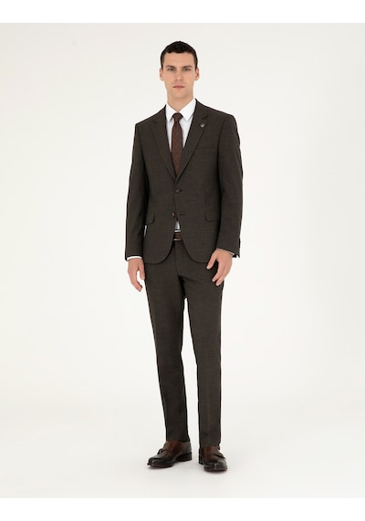 Pierre Cardin Erkek Kahverengi Takım Elbise 50292221-vr029 Kahverengi