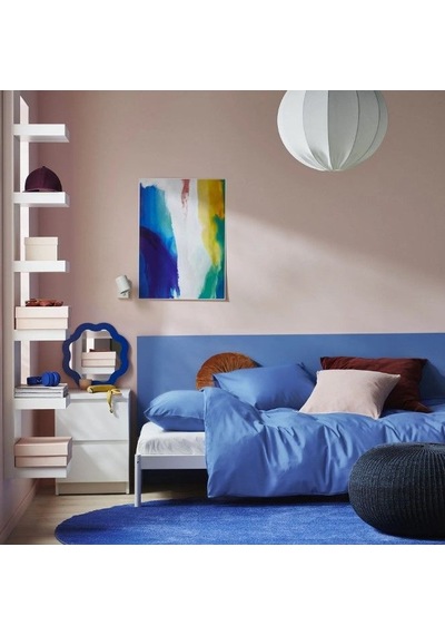 Ikea Pıltandvınge Tek Kişilik Nevresim Takımı 150 X 200 Cm Lacivert