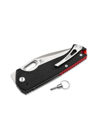 Midgards Messer Vardo Folder Drop Point Balance Line Kamp Çakı Siyah