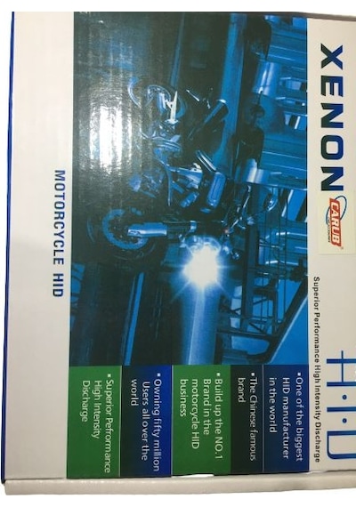Carub Motosiklet Hibrid Zenon 8000k Buz Mavisi
