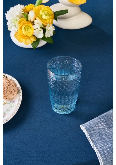 Karaca Minton Su Bardağı Açık Mavi 310 Ml Mavi