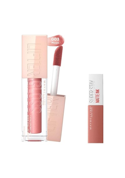 New York Lifter Gloss Nemlendirici Dudak Parlatıcısı 003 Moon & Mini Super Stay Matte Ink Likit Mat Ruj 65 Seductress Genel