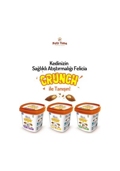 Tüy Yumağı Önleyici Vitality Enerji Kedi Crunch Ödül Maması Sığır Etli, Yaban Mersini & Sütlü 100 Gr