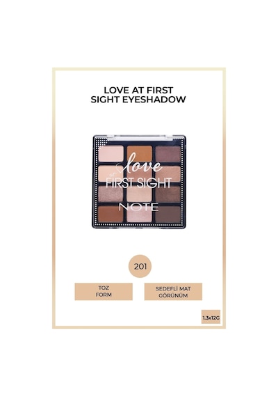 Note Cosmetique Love At First Sight Far Paleti 201 ….far…0811