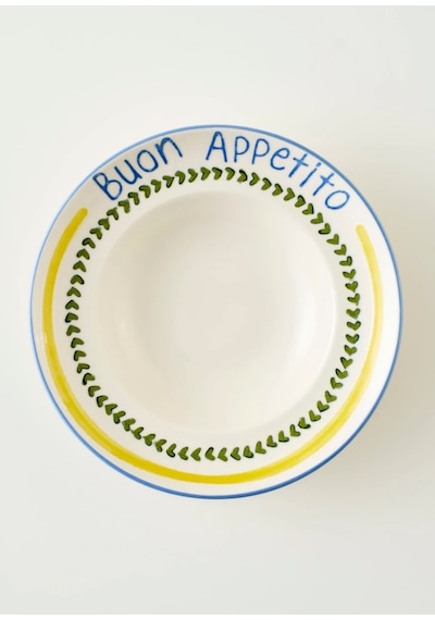 Bella Maison Lemoncello Porselen Makarna Tabağı 27 Cm Çok Renkli