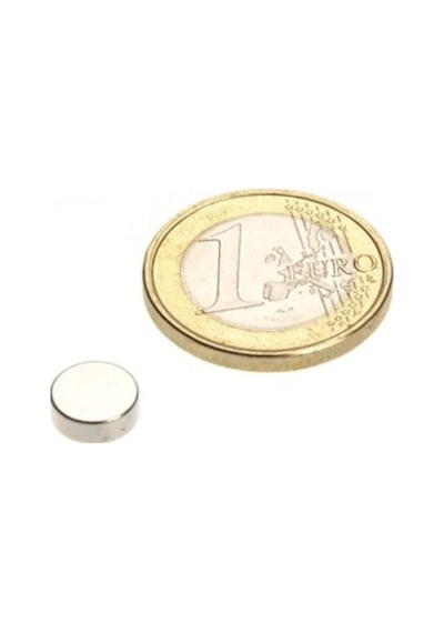 8 X 3 Mm Yuvarlak Neodyum Mıknatıs - 10 Adet