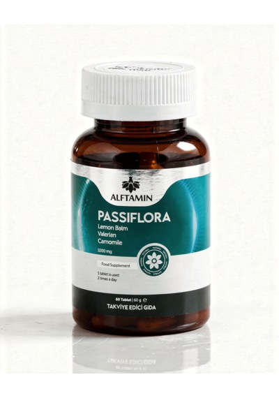 Passiflora Lemon Balm Valerian 1000 Mg 60 Kapsül