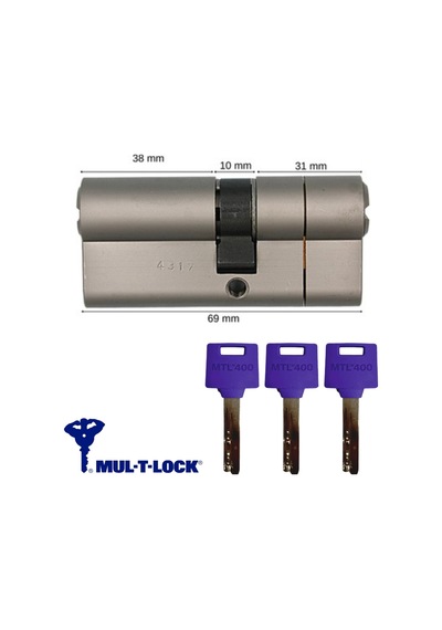 Mul-t-lock Mtl 400 Tuzaklı Bilyalı Kapı Kilidi 69 Mm