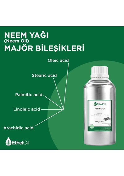 Etheloil Neem Yağı Sabit Yağ 500 G