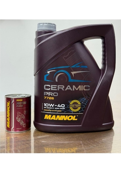 Mannol 5W-30 Energy 7726 Motor Yağı Ve Motor Flush 3 ML Motor İç Temizleyici Katkısı