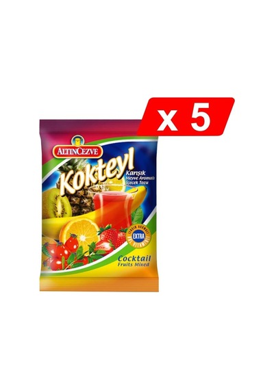 Altın Cezve Kokteyl Aromalı Toz İçecek 5 x 250 G