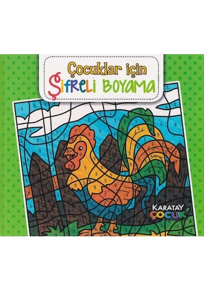 4e Boyama Kitabı Çocuklar İçin Şifreli Mandala Karatay