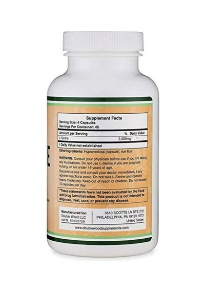 Double Wood L-serine 2000mg 180 Capsul.tr Tek Yetkili Satıcı...