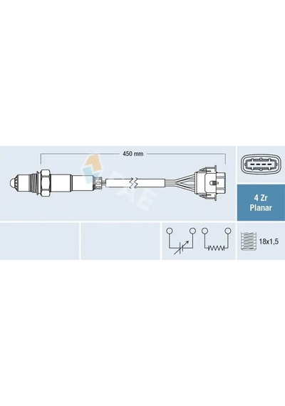 Opel Corsa D Oksijen Sensoru 1.0 2007-2009 Z10xep Fae 77209