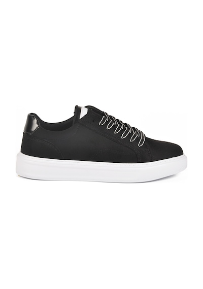Siyah Süet Bağcıklı Hafif Erkek Sneaker 539 M Siyah Süet