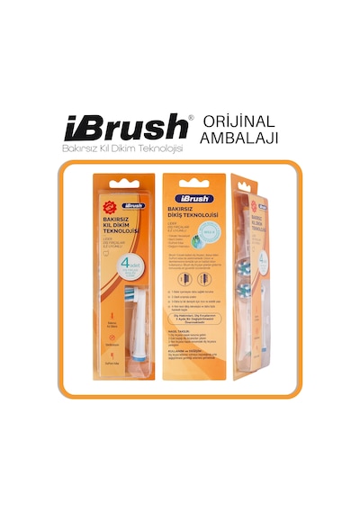 iBrush Clean Maximizer Oral B Şarjlı Diş Fırçası Uyumlu Yedek Baş