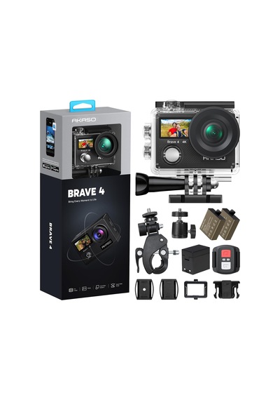 Brave 4 4k 20mp Wifi Aksiyon Kamerası Ultra Hd With Eıs 30m Underwater Su Geçirmez - Uzaktan Kumandalı - 5x Zoom Diğer